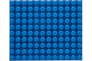Strictly Briks Mega Block Baseplate - Compatible with Lego - 12.5 x 15 in, Blue, 1 Piece - Stackable Building Baseplate