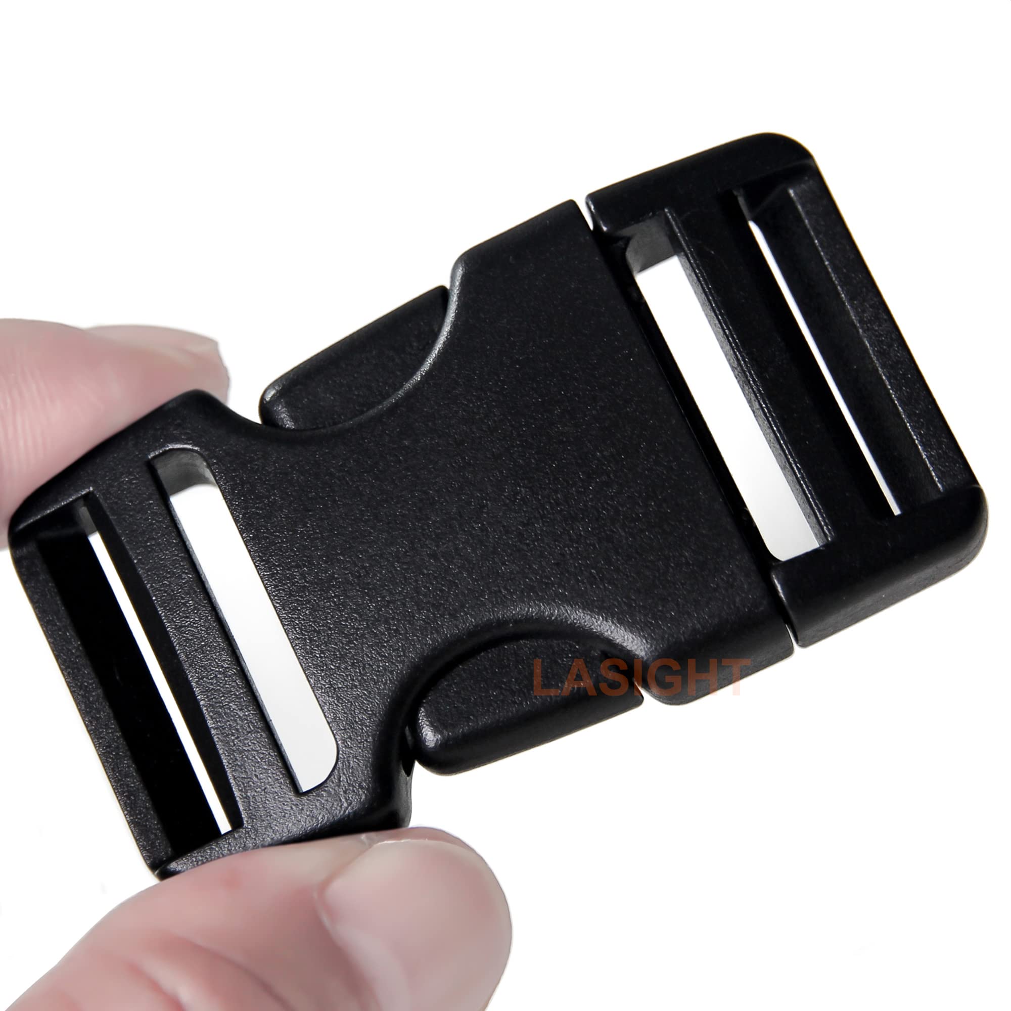 Buckles for 1 inch Wide Webbing Straps: Quick Side Release Buckle 10 set and Tri-Glide Slide 20 pcs Fit 1