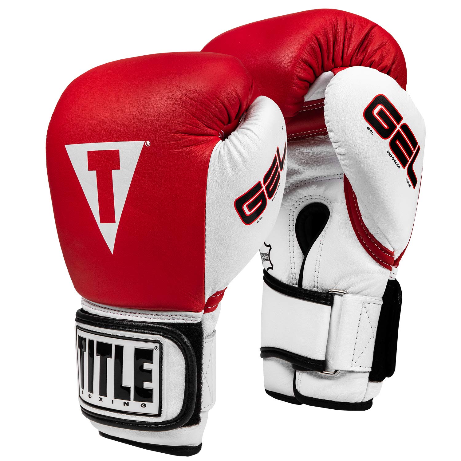 Title Gel World Bag Gloves, Red, Medium Training Boxing