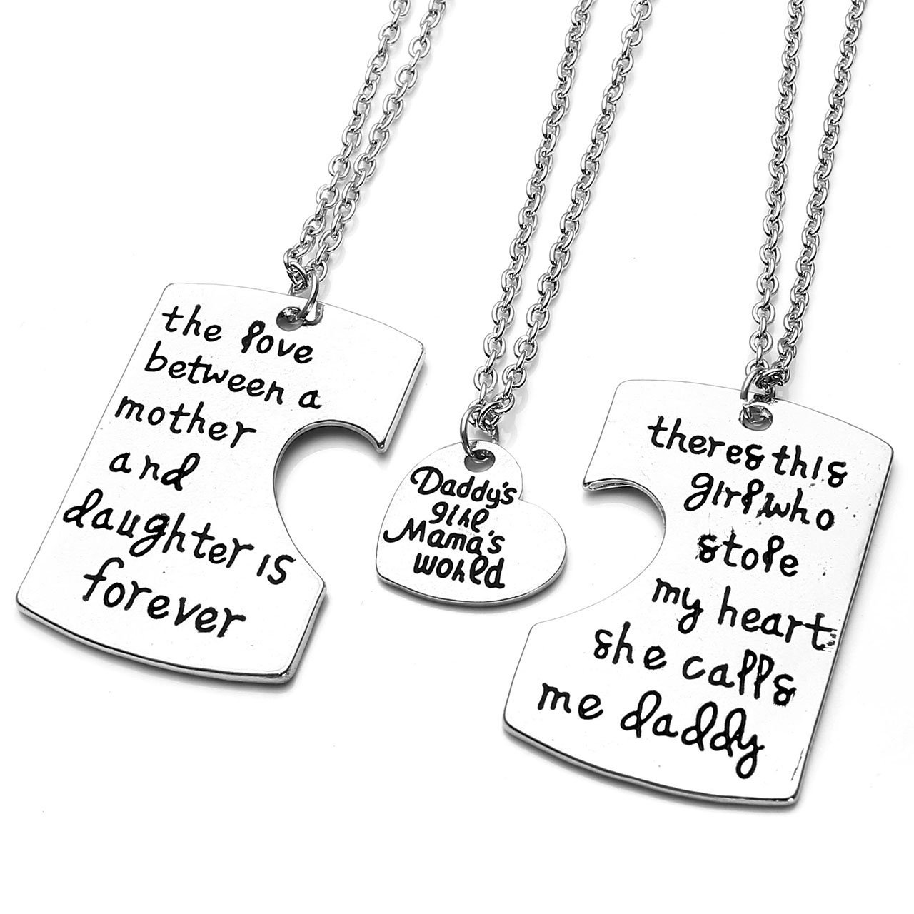 JOVIVI Partner-Anhänger, 3x Freundschaftsketten \