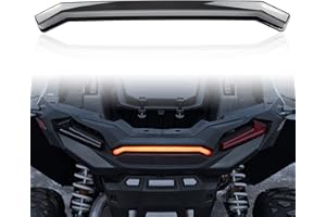 LDETXY Rear Center Tail Light Tail Brake light Taillight for Polaris RZR XP 1000 Turbo RZR RS1 Sportsman 1000 XP 2019 2020 2021 2022 2023 Accessories (Smoked Black, Replace #2413431)