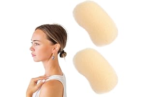 AEGYPIUS 2Pcs Charming Bump It Up Volume Inserts Hair Combs for Beehive Styling - Hair Pads and Clips Accessories for Women (Beige)