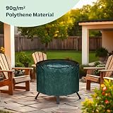 Flatro Round Fire Pit Cover Waterproof Heavy Duty UV Resistant 84x50cm view 3