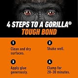 Gorilla Wood Glue 236 ml - Water Resistant PVA Glue for Wood view 8