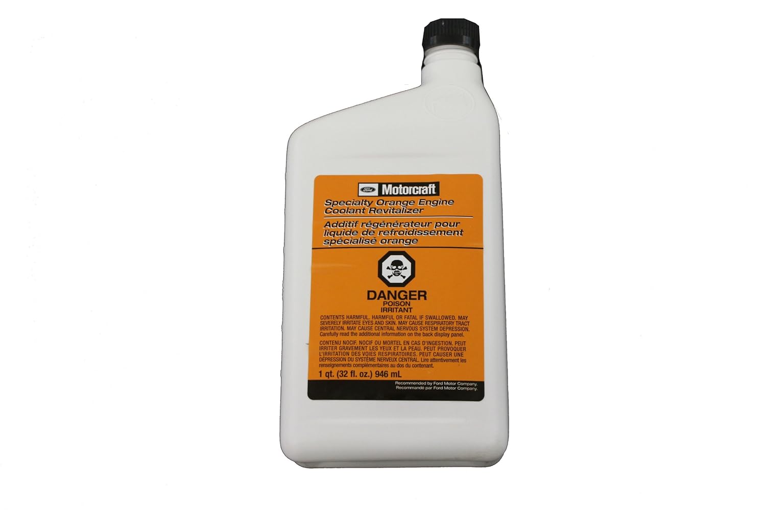 Genuine Ford Fluid VC-12 Orange Specialty Revitalizer Engine Coolant - 1  Quart