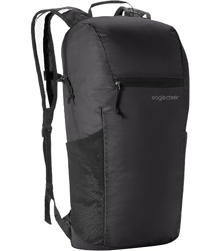 eagle creek Explore Backpack - Adventure Travel Backpack for Hiking - Comfortable Shoulder Straps - Easy Access Compartments - Reinforced Grab Handles - Removable Hip Belt - Black - 26L