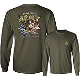 US Army This We'll Defend T-Shirt Long Sleeve Army Logo Front and Back Tee