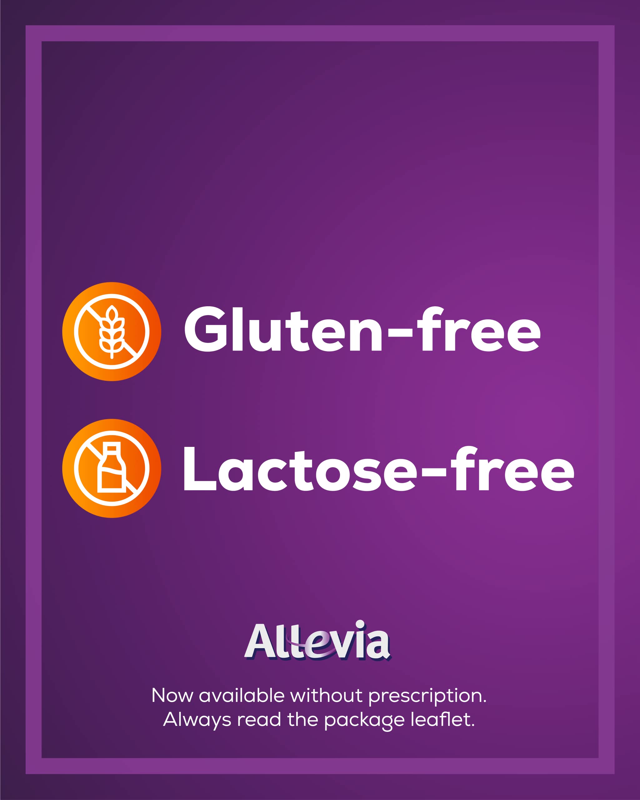 Allevia Hayfever Allergy Tablets, Prescription Strength 120 mg Fexofenadine, 24hr Relief Acts Within 1 Hour, Including Sneezing, Watery Eyes, Itchy and Runny Nose, 7 Tablets