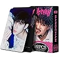 KPOPBP Stray Kids Photocards 60 PCS SKZ Rock Star Album Photo Cards with 32 PCS Stickers KPOP Gift Lomo Cards Merch for SKZ Boys and Girls (Bang Chan)