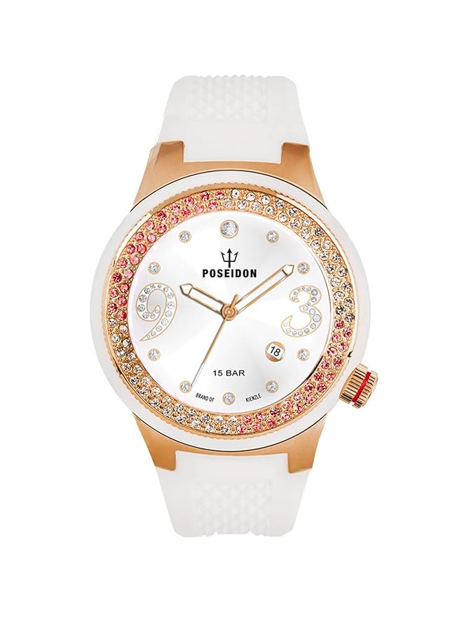 Kienzle Damen-Armbanduhr POSEIDON Lady Analog Quarz Silikon K2112039083-00444