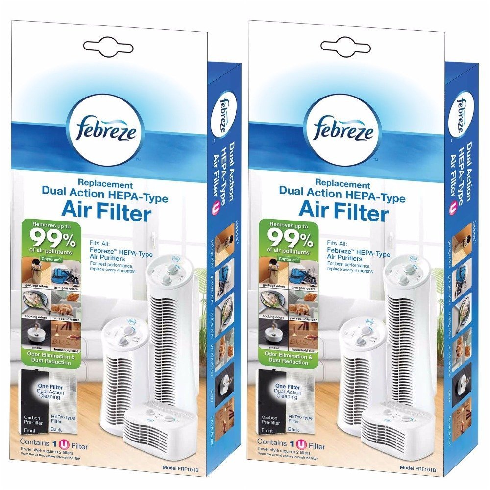Febreze Replacement Dual Action Filter, 2-Pack