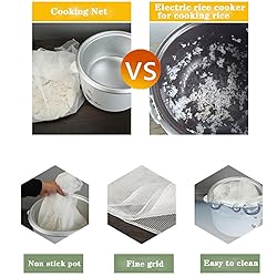 Rice Net,43" x 43" Sushi Rice Cooking Net,Non-Stick