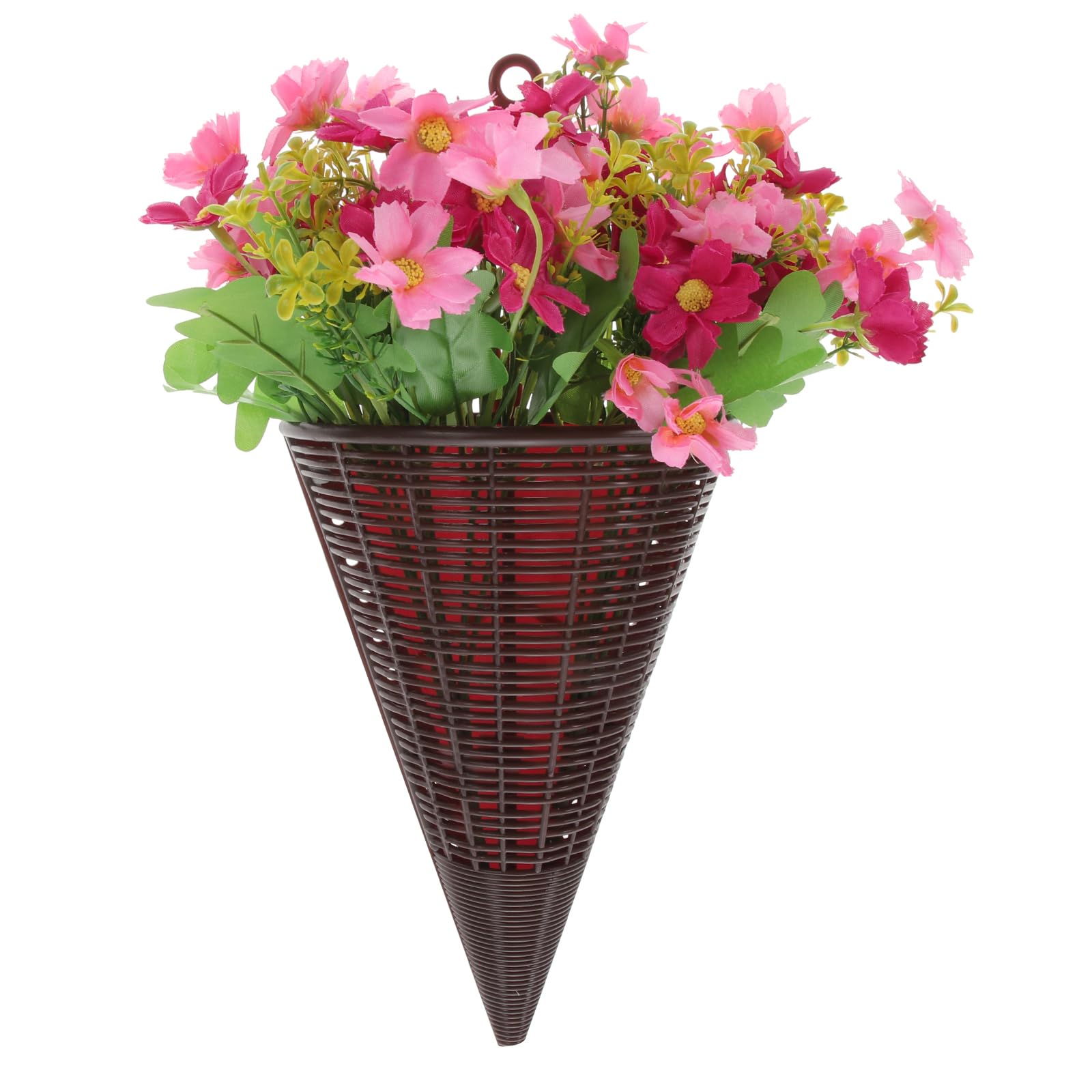 BESPORTBLE Simulated Flower Hanging Basket - Beautiful Artificial Flowers for Home and Office Decoration Ideal for Living Room Garden and Party Settings