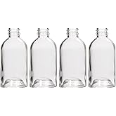 Hosley Reed Diffuser Bottles Set of 4 (85 ml) &ndash; Refillable Glass Empty Bottles for Essential Oils, Home Fragrance, Aromatherapy &amp; D&eacute;cor
