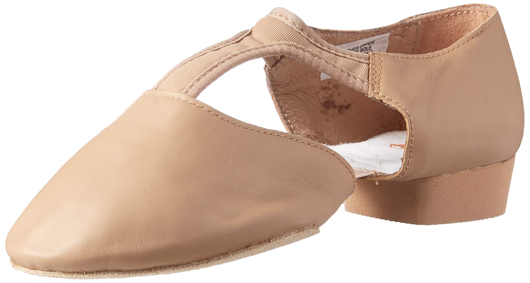 Bloch Dance Women’s Elastospllit Grecian Athletic Shoe, tan, 10.5 Medium US