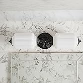 Vintage Milk Glass Bathroom Vanity Light - 2-Light Wall Sconce with Brass Finish Base & Green Glass Shade - Wall Sconce Light