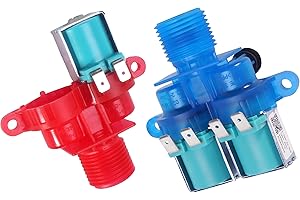 SEMZOHC MVWX655DW1 W10240948 Washer Hot Water Inlet Valve W10240949 Washer Cold Water Inlet Valve Compatible with May-tag whirl-pool washer Replace AP6327638, ap6285450, W10240949, W11168740