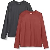 Amazon Essentials Men's Active Quick Dry Tech Stretch Lightweight Long-Sleeve T-Shirt (Available in Big&Tall)