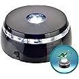 ASENTE 4 LED Display Base - Light Base for Glass Art - Lighted Glass Display and LED Base Light for Crystals, Figurines, and More - Lighted Display Stand w/ White Lights