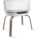 Graco SmartSense Soothing Baby Bassinet | SmartSense Soothing Bassinet, Detects &amp; Responds to Cries, Gentle Rocking Motion, Newborn to 6 Months, Safe Sleep Environment