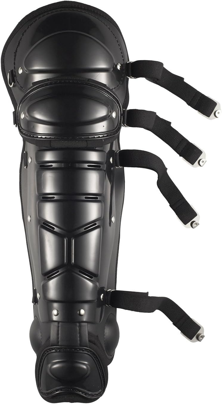 Adams USA Smitty Umpire Leg Guards (Black) Baseball Leg