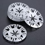 IRYNA VW 30mm Underbody Heat Shield Clips 20 Pieces Metal Locking Star Washers view 3