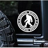 Sunset Graphics & Decals Big Foot Response Vehicle Decal Vinyl Car Sticker Funny Sasquatch | Cars Trucks Vans Walls Laptop | White | 5.5 inches | SGD000197