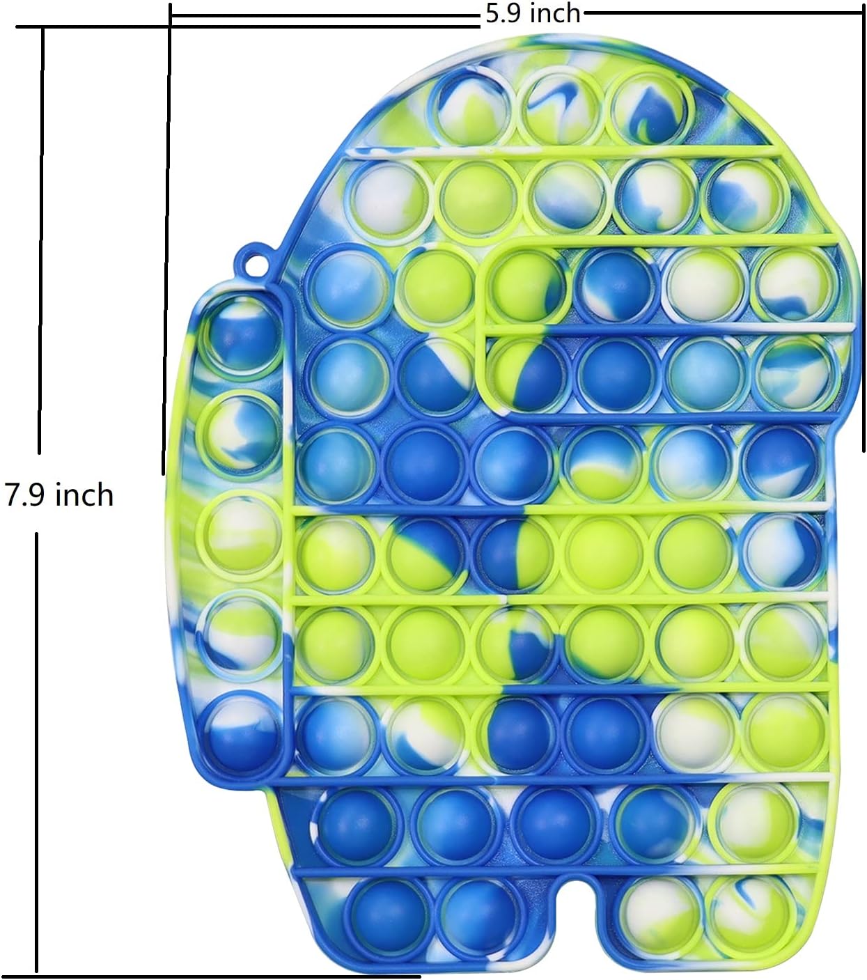 OCACA Big Size Among in Us Fidget Pop Toys, Pop Up It Push Bubble Sensory Toys to Relieve Stress & Anxiety for Special Education School Supplies, Kids and Adults, 7.9 inch (Among-in Us) : Office Products