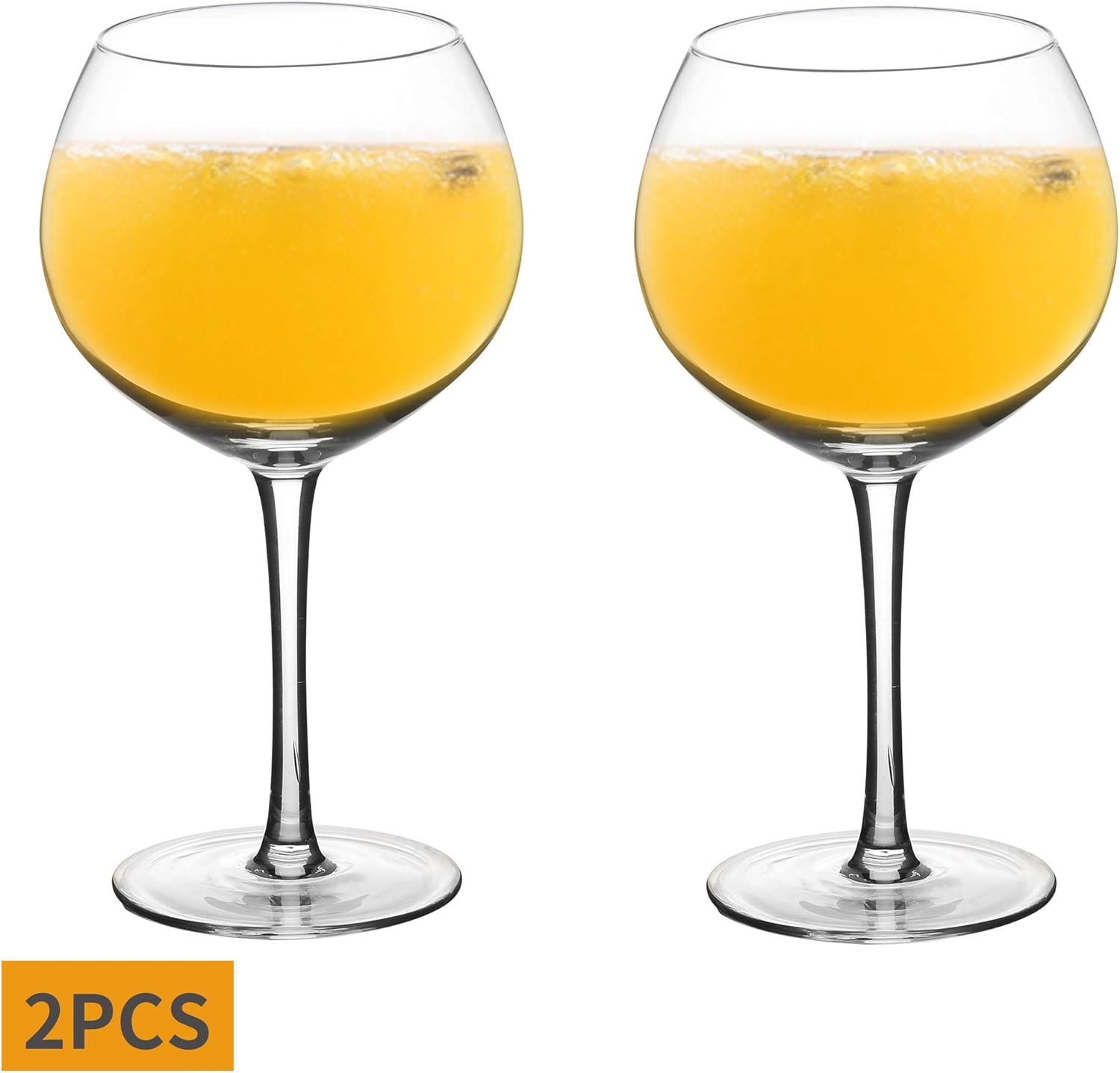 Amisglass GinGläser, 700 ml, Kristallglas, Cocktailglas,Saftgläser