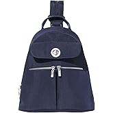 Baggallini Naples Convertible Backpack - Travel Sling Crossbody - 12" Nylon Handbag w/RFID & Padded Tablet Sleeve