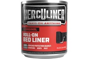 Herculiner Original Truck Bed Liner – Quart (946 mL) – Tough Textured Roll-On Coating for Truck Beds, Steps, Walkways & More 