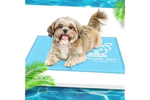 Mora Pets Dog Cooling Mat Gel Cooling Mat for Dogs 65 x 50 CM Self Cooling Pet Bed for Cat and Puppy Pressure Activated Cooli