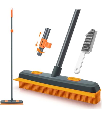 Talen Tools Rubber bezem met steel | Bezems en Borstels | Agro Tuin & Dier