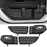 smnuxwm Metal Front Door Pocket Storage Box for Jeep Wrangler JL JLU 4XE 2018-2026 &amp; Gladiator JT 2020-2026 Accessories Door Storage Pockets Organizer 2PCS (Not for Power Seats)