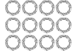 X AUTOHAUX 12pcs 37mm x 7 Ball Bearing Cages Crank Bearings Wheel Bearing Retainer for Bicycle