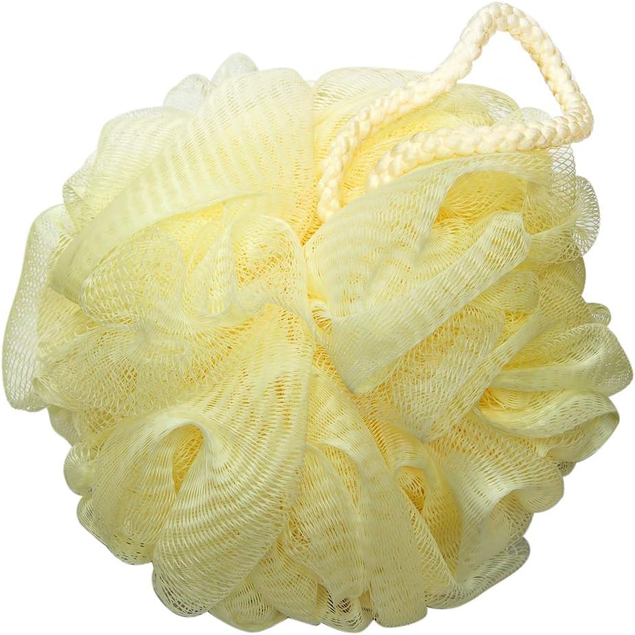 TungSam Bath Loofah Sponge, Pack of 4 Mesh Pouf Body Scrubber for Shower. (Multi-Color): Health & Personal Care