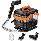 Vimorie Portable Carpet Cleaner, Spot Cleaner for Couch, Car &amp; Upholstery | 13KPa+ Suction, 2L Clean Tank, 0.75L Dirty Tank, Dual-Sided Brushes &amp; Self-Cleaning Hose for Pet Stains, Rugs &amp; Car Seats