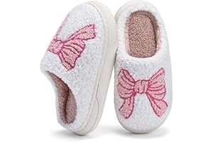 IceUnicorn Kids Slippers Boys Girls Warm Winter House Slippers Big Little Kids Non-Slip Soft Plush Memory Foam Home Shoes for Indoor Outdoor