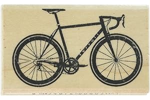 Stamps by Impression Road Race Bicycle Rubber Stamp - ST 0701-1.5" x 2.5"