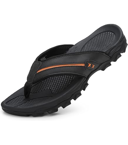 Amazon.com | ARRIGO BELLO Mens Flip Flops Leather Sandals  display picture 2