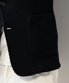 Knit 2-button Jacket 1122-199-4470: Navy