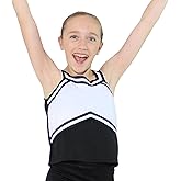 Danzcue Girls Sweetheart Cheerleaders Uniform Shell Top