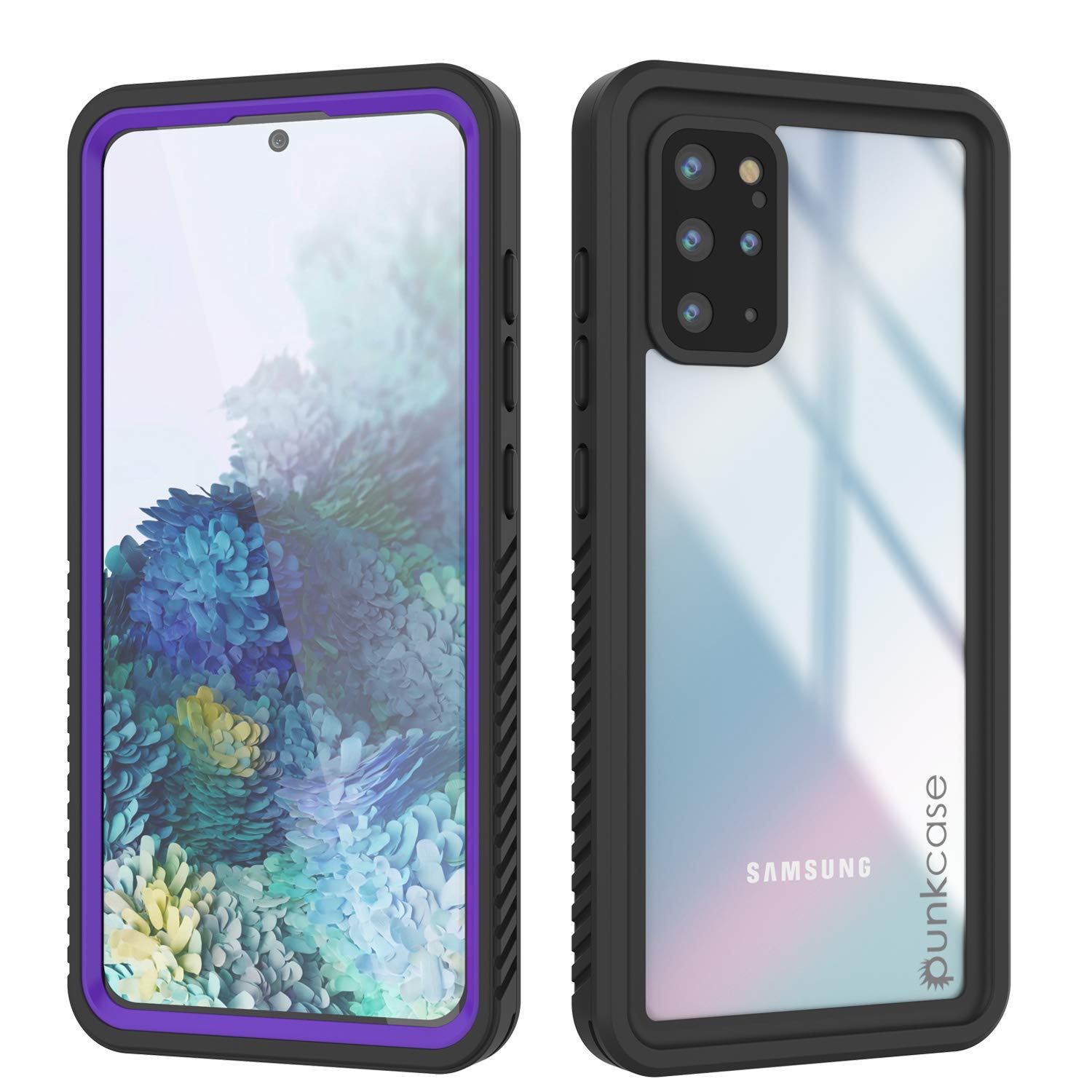 PunkCase S20 Plus Waterproof Case [Extreme Series] [Slim Fit] [IP68 Certified] [Shockproof] [Dirtproof] [Snowproof] Armor Cover Compatible W/Samsung Galaxy S20 Plus (6.7") [Purple]
