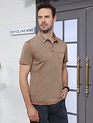 Men's Casual Polo Shirts Classic Short Sleeve