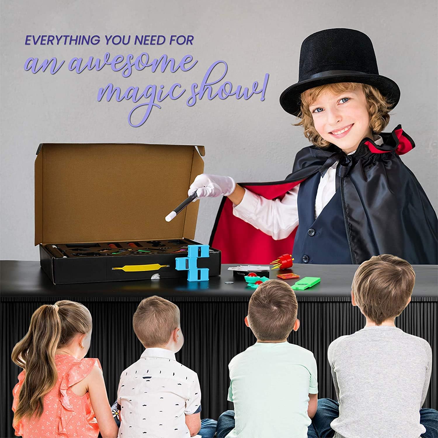 ToyVelt Magic Tricks Magic Set - Kids Magic Kit for Beginners with Over 200 Tricks and Instructions - Hours of Fun and Learning - for Boys and Girls Ages 5, 6,7 and Up: Toys & Games