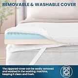 FRIDEKO HOME Single Memory Foam Mattress Topper 90x190x7cm with Cover view 7