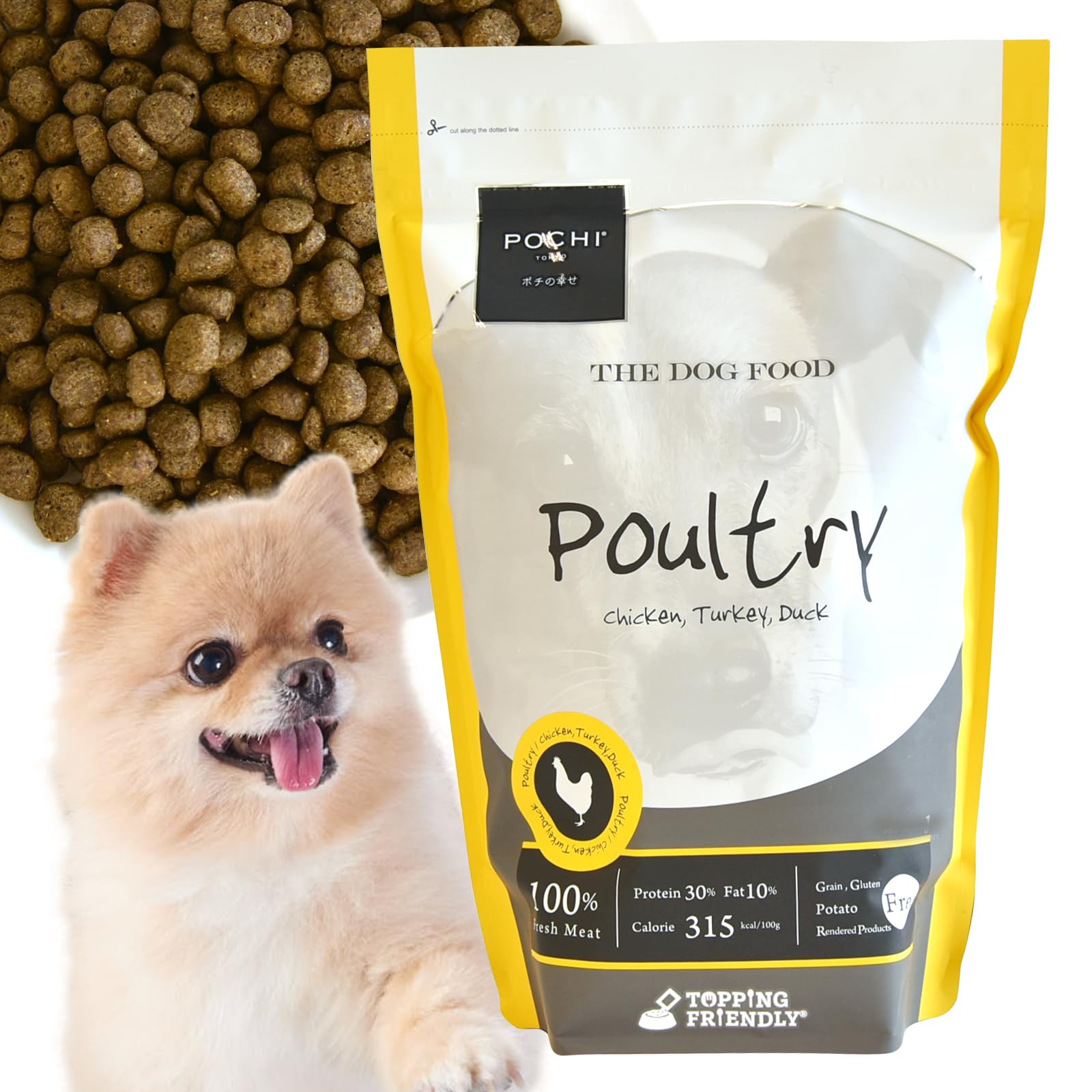 POCHI ザ・ドッグフード ベーシック 3種のポルトリー 3kgの商品画像