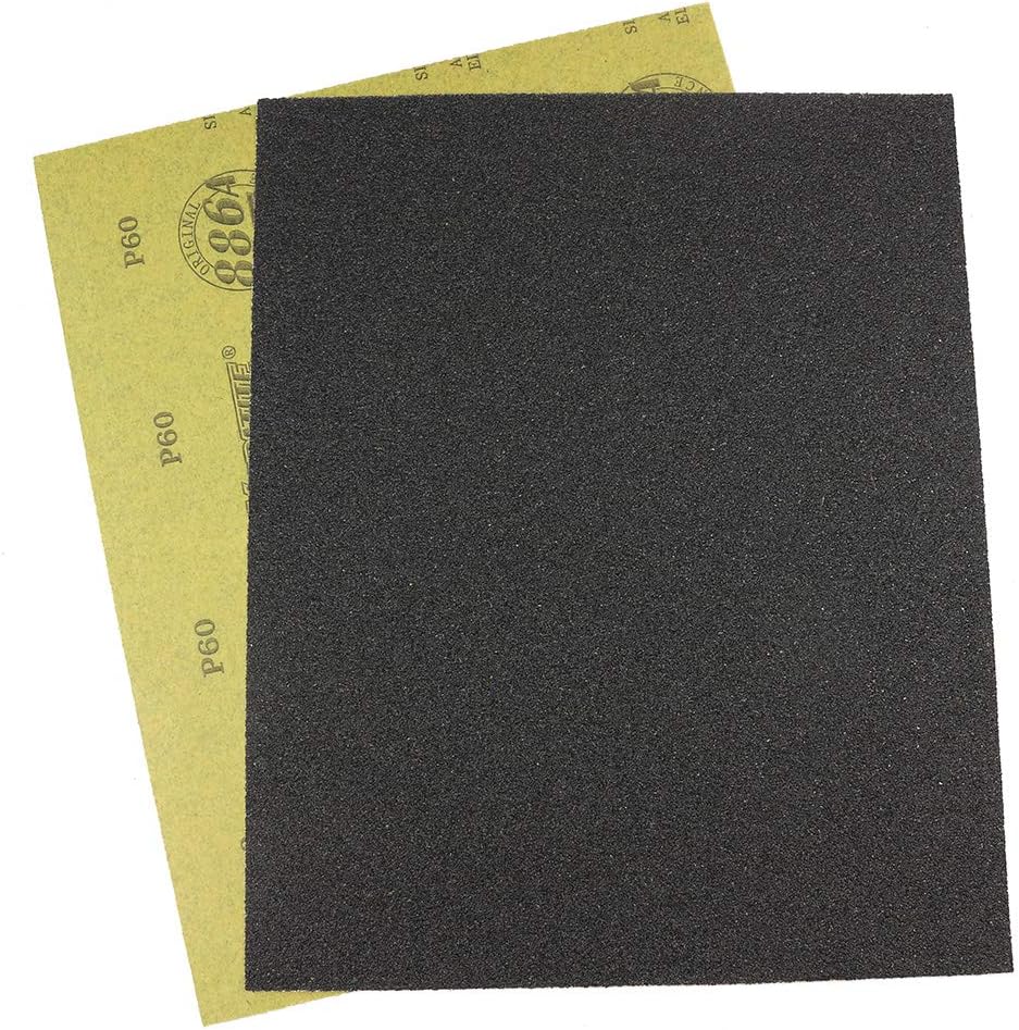 MAXMAN 10Pcs Wet and Dry Sandpaper,9 x 11 Inch Assortment Sandpaper Sheets,150 Grit for Car,Wood Furniture Finishing Automotive Polishing - Image 3