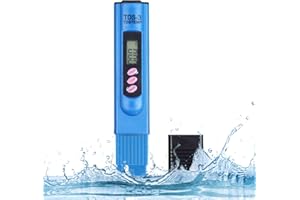 TDS Meter Water Tester Quality Meter LCD Digital Pen with 0-9990 PPM Measurement Range 2% Reading Accuracy Portable for House