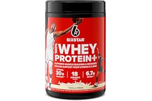 Six Star Elite Series 100% Whey Protein Plus Vanilla Cream 1.8lbs US